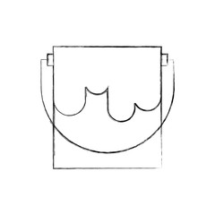 paint pot isolated icon vector illustration design