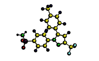 Celecoxib (Celebrex) - molecular structure