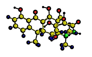 Doxycycline (Vibramycin) - molecular structure
