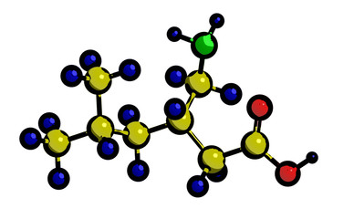 Pregabalin (Lyrica) - molecular structure