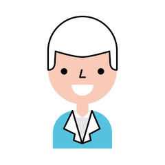 young man avatar character vector illustration design