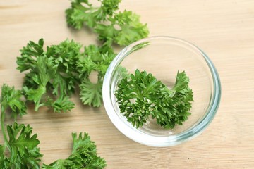 Parsley leaves