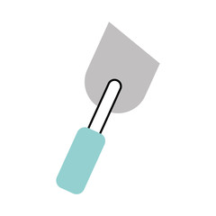 spatula of construction icon vector illustration design