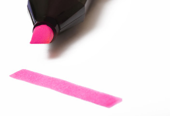  Pink highlighter line