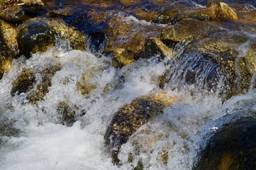 川の流れる瞬間