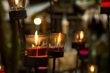 Colorful candle design