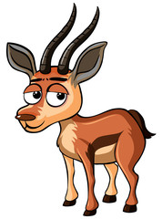 Fototapeta premium Gazelle with sad face