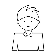 Man cartoon profile