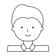 Man cartoon profile