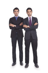 Portrait of two businessmen
