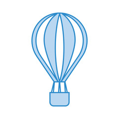 balloon air hot icon vector illustration design