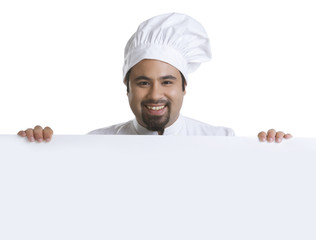 Portrait of chef smiling