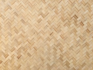Wall made of bamboo,/Home built of natural structure. Background and wallpaper./Floors and walls made of bamboo by villagers in Thailand.


