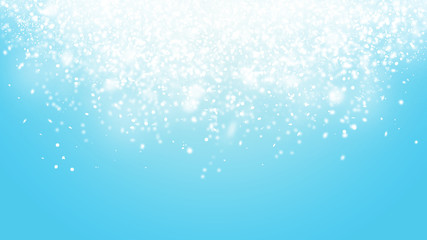 Soft Blue sparkle rays lights with bokeh elegant abstract background. Dust sparks in explosion background. Vintage or retro.