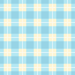 Seamless blue plaid pattern