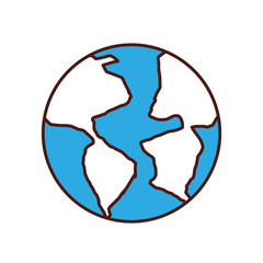 world planet earth icon vector illustration design