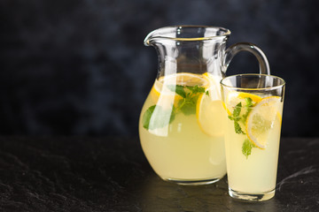 Jar of lemonade