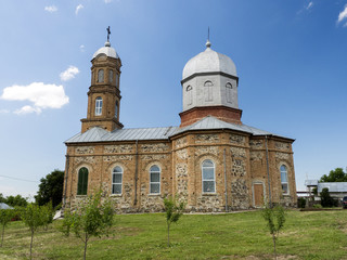 Fototapeta na wymiar Orthodox church in the northeast, Romania.