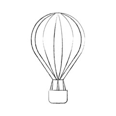 Obraz premium balloon air hot icon vector illustration design