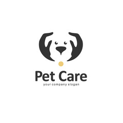 Vector logo template. Pet care