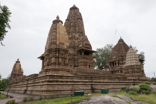 Hindu erotic temple in Khajuraho, India