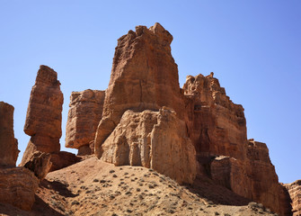Fototapeta premium National Park Sharyn Canyon (Valley of castles). Kazakhstan 