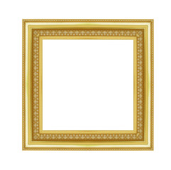 Picture frame isolated on white background