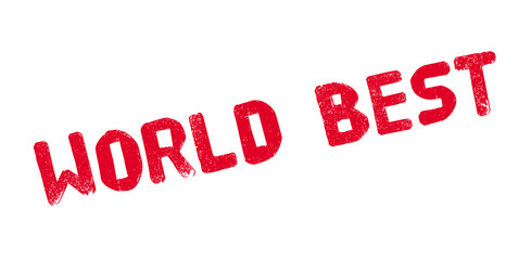 World Best rubber stamp. Grunge design with dust scratches. Effects can be easily removed for a clean, crisp look. Color is easily changed.