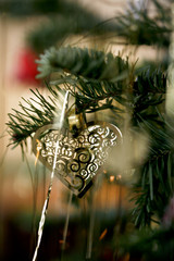 Christmas decorations on Christmas tree - 167251946
