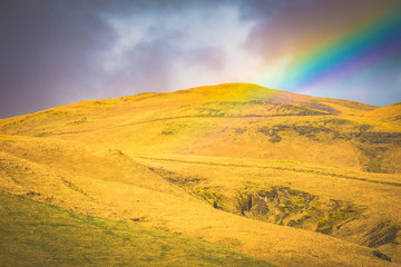 Rainbow on Mountain
