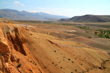 Multi-colored Altay mountains