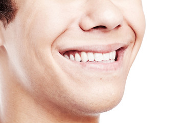 Fototapeta premium Niesamowite zbliżenie uśmiech toothy