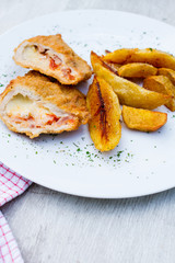 baked potato wedges