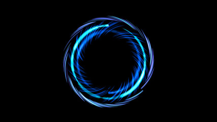 Abstract ring background with luminous swirling backdrop. Glowing spiral. The energy flow tunnel....