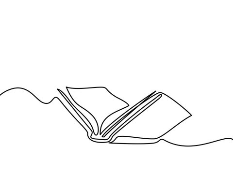 picture Easy Open Book Doodle https stock adobe com images opened book with pages isolated on white continuous line drawing vector illustration 167256731 start checkout 1 content id 167256731