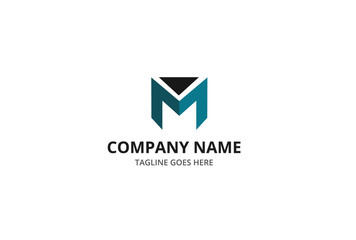 M Letter Logo Template