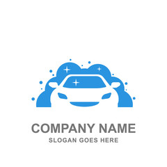 Car Wash Service Logo Vector Business Icon Template