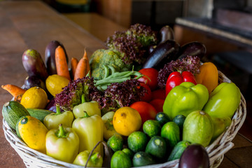 Vegetables basket.