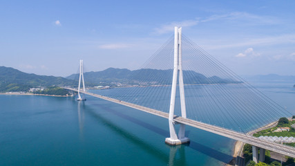 多々羅大橋（しまなみ海道）　空撮