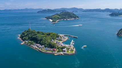 来島（愛媛県今治市）　空撮