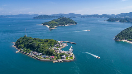 来島（愛媛県今治市）　空撮