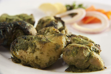 Hariyali chicken kebab