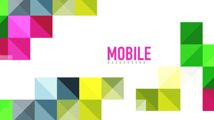 Modern geometric presentation background