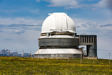 Obraz premium Assy-Turgen observatory in Kazakhstan