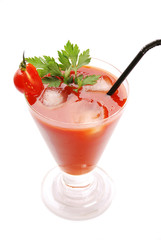 Fresh tomato juice