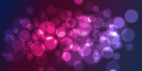 abstract glowing circles