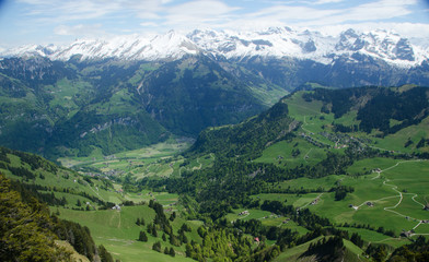 Fototapeta premium View from Stanserhorn