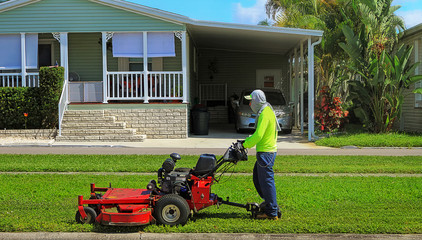 Lawn Care company grass cutting