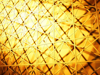 Golden Squares Abstract Surface Background
