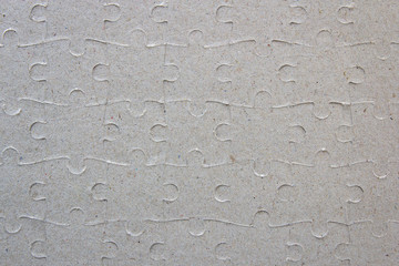 Gray paper jigsaw puzzle